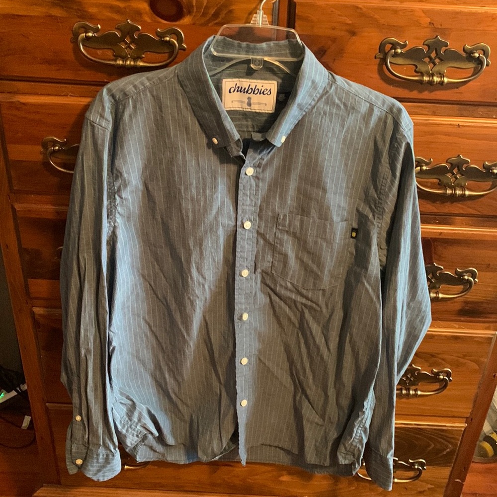 Men’s Chubbies brand long sleeve button down